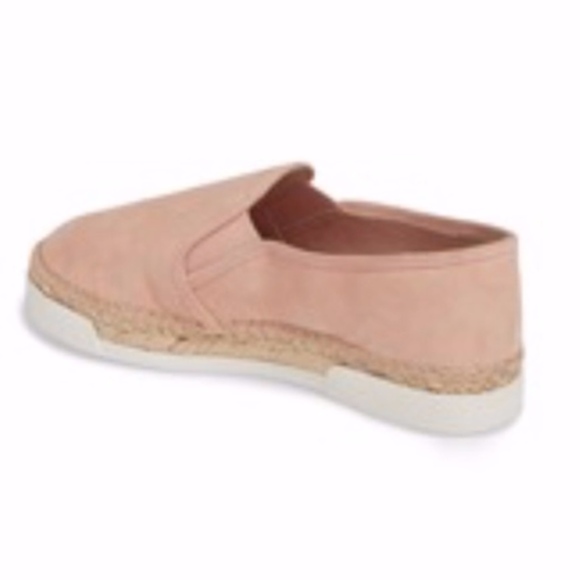 Vince Camuto Tambie Pink Espadrille Suede Loafers - Picture 3 of 3